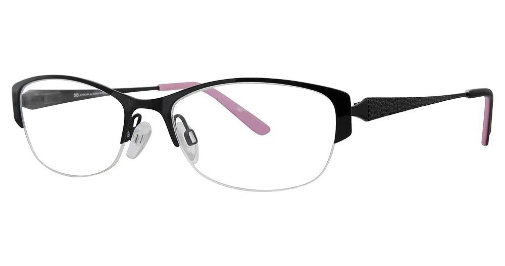 Gloria by Gloria Vanderbilt GbGV4058 Eyeglasses - Black - view 3